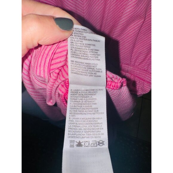 THE NORTH FACE Belted Mini T-Shirt Tennis Romper Pink Pockets Athliesure Travel - Picture 6 of 10